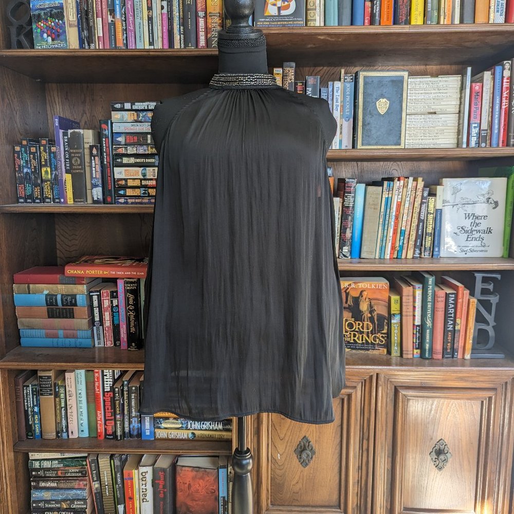 Torrid Satin Beaded Neck Blouse- 2x